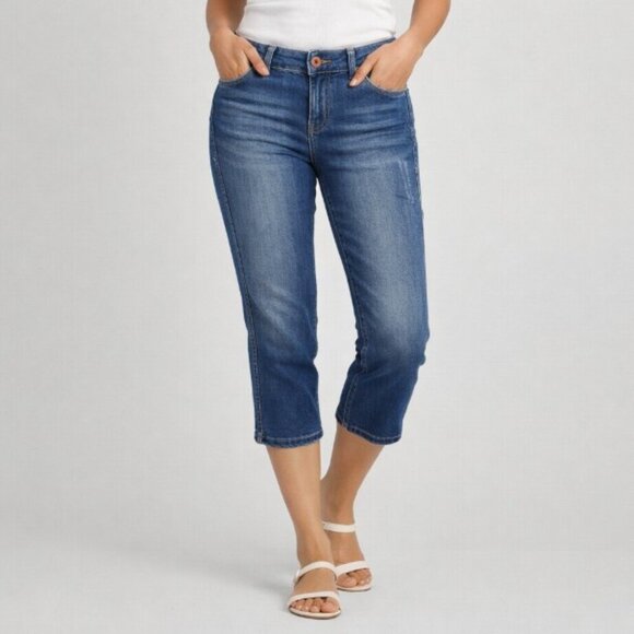 New York & Company Pants - New York & Company SOHO Curve Creator Size 4 Jean Crop Capri Pant